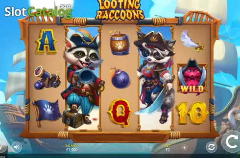 Οθόνη2. Looting Raccoons Κουλοχέρης