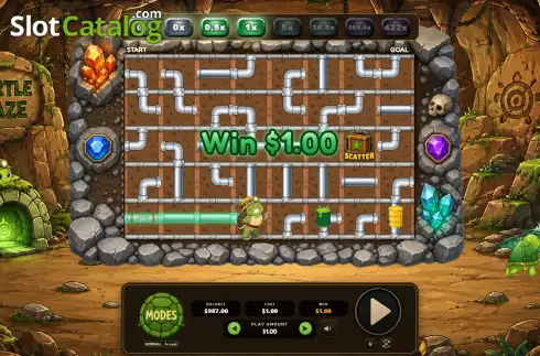 Οθόνη3. Turtle Maze Κουλοχέρης