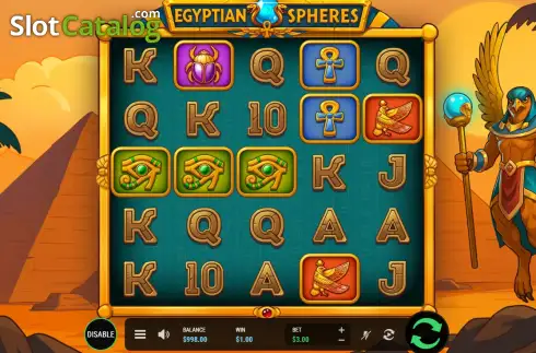 Οθόνη3. Egyptian Spheres Κουλοχέρης 