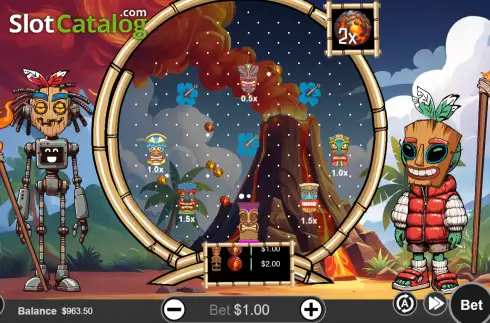 Οθόνη3. Tiki Pachinko Κουλοχέρης