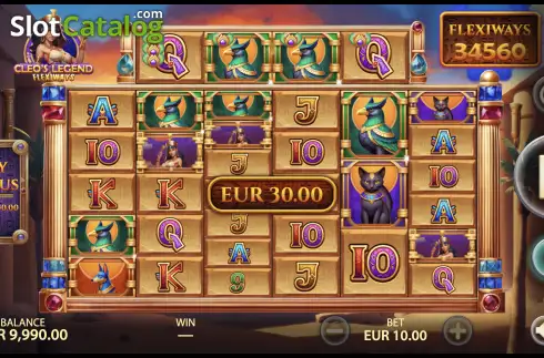 Οθόνη3. Cleo's Legend Flexiways Κουλοχέρης