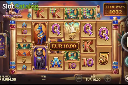 Οθόνη4. Cleo's Legend Flexiways Κουλοχέρης