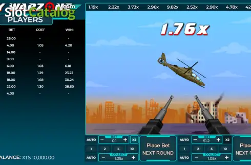 Οθόνη2. Sky Warzone Κουλοχέρης