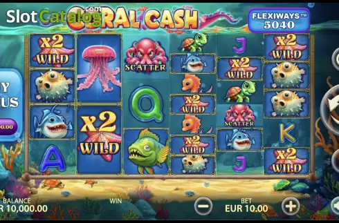 Οθόνη2. Coral Cash (Mondoplay) Κουλοχέρης