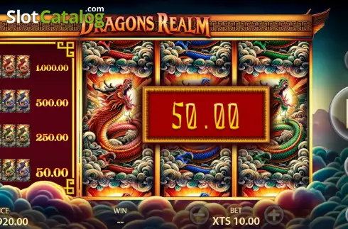 Οθόνη3. Dragons Realm Κουλοχέρης