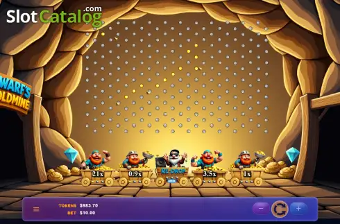 Οθόνη2. Plinko: Dwarf's Goldmine Κουλοχέρης 