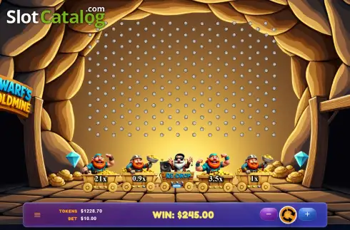 Οθόνη3. Plinko: Dwarf's Goldmine Κουλοχέρης 