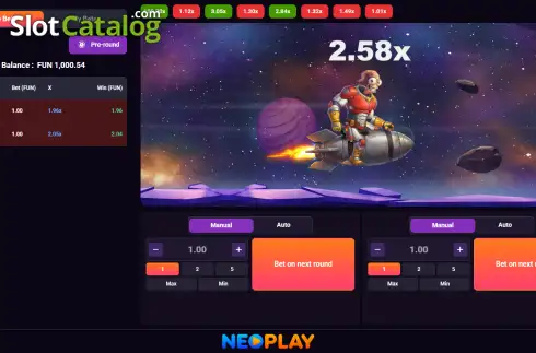 Οθόνη2. Space Rider Κουλοχέρης 