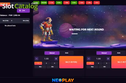 Οθόνη3. Space Rider Κουλοχέρης 
