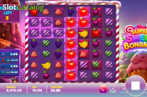 Οθόνη3. Super Sweet Bonanza Κουλοχέρης