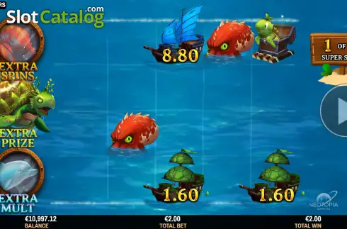 Οθόνη3. 7 Seas Raiders Κουλοχέρης