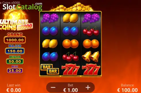 Οθόνη2. Ultimate Coins x5000: Hold And Win Κουλοχέρης