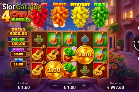Οθόνη2. 4 Chili Bundles: Hold and Win Κουλοχέρης