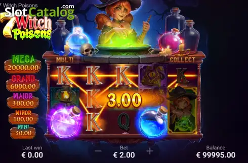 Οθόνη3. 7 Witch Poisons: Hold And Win Κουλοχέρης