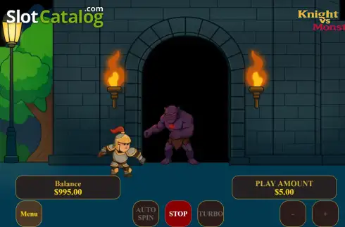Οθόνη2. Knight VS Monster Κουλοχέρης