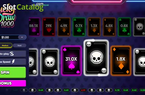 Οθόνη2. Lucky Draw 1000 Κουλοχέρης