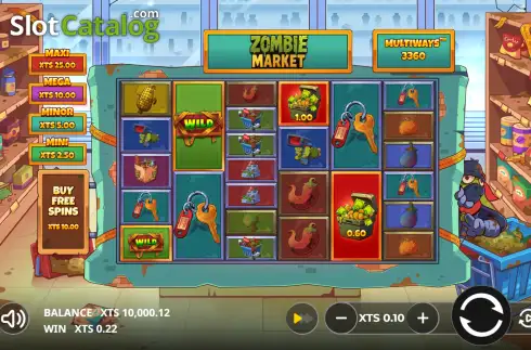 Οθόνη3. Zombie Market Κουλοχέρης
