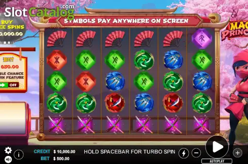 Οθόνη2. Magic Princess (Ninja Gaming) Κουλοχέρης