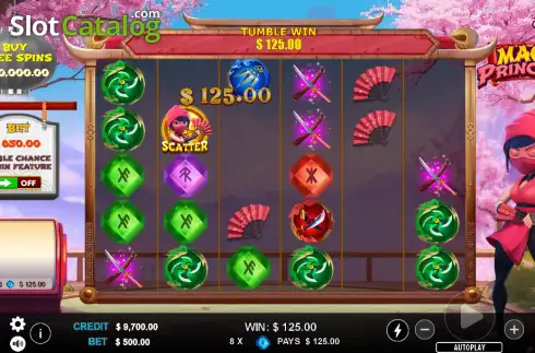 Οθόνη3. Magic Princess (Ninja Gaming) Κουλοχέρης