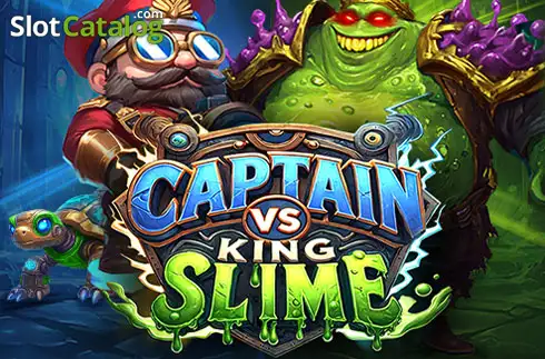 Captain vs King Slime Λογότυπο Captain vs King Slime Λογότυπο
