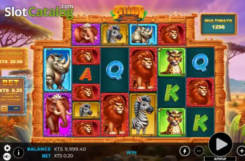 Οθόνη2. Savanna Spins Multiways Κουλοχέρης