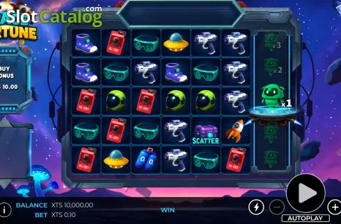 Οθόνη2. Space Fortune (Ninja Gaming) Κουλοχέρης 