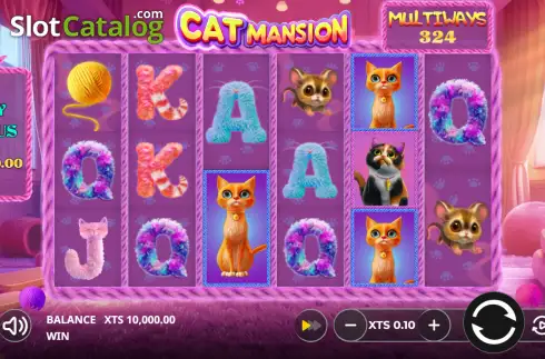 Οθόνη2. Cat Mansion (Ninja Gaming) Κουλοχέρης