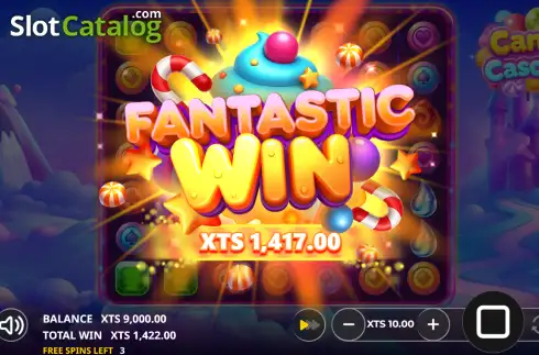 Οθόνη3. Candy Cascade (Ninja Gaming) Κουλοχέρης