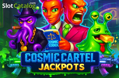 Cosmic Cartel Jackpot Λογότυπο Cosmic Cartel Jackpot Λογότυπο