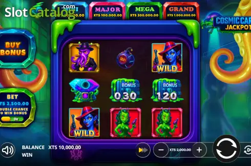 Οθόνη2. Cosmic Cartel Jackpot Κουλοχέρης
