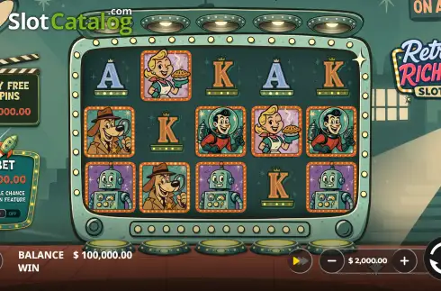 Οθόνη2. Retro Riches (Ninja Gaming) Κουλοχέρης