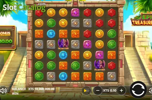Οθόνη2. Epic Treasure Spins Κουλοχέρης 