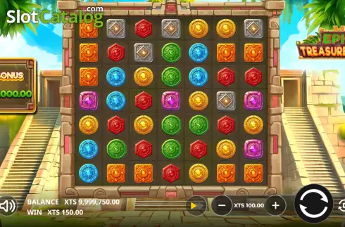 Οθόνη3. Epic Treasure Spins Κουλοχέρης 