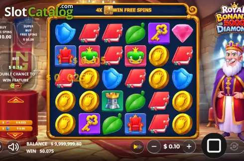 Οθόνη3. Royal Bonanza 5000 Diamond Κουλοχέρης 