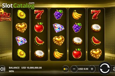 Οθόνη2. Royal Gold Fruits Κουλοχέρης