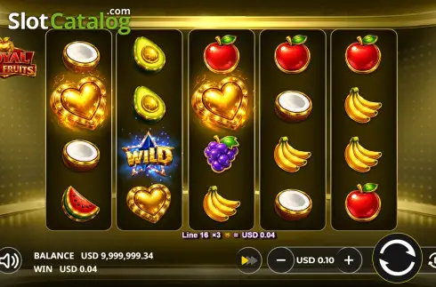 Οθόνη3. Royal Gold Fruits Κουλοχέρης