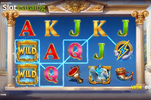 Οθόνη3. Greek Gods (Nobles Gaming) Κουλοχέρης