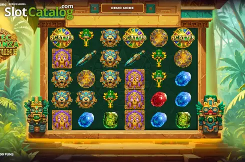 Οθόνη2. Aztec Bonanza Fortune Κουλοχέρης