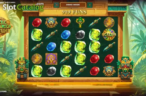 Οθόνη3. Aztec Bonanza Fortune Κουλοχέρης