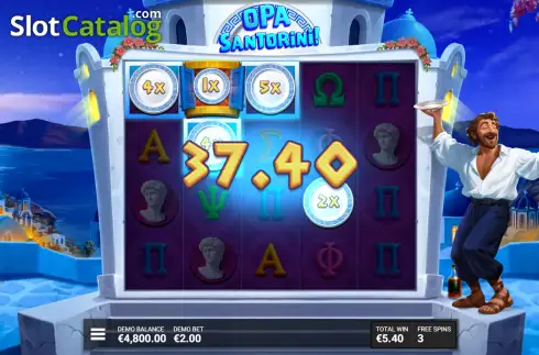 Οθόνη3. Opa Santorini Κουλοχέρης