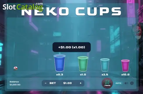 Οθόνη3. NekoCups Κουλοχέρης