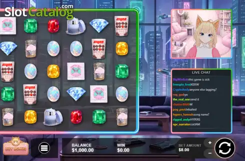 Οθόνη2. Naughty Streamer Κουλοχέρης
