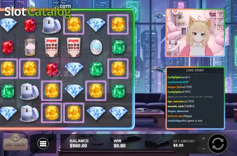 Οθόνη3. Naughty Streamer Κουλοχέρης