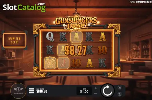 Οθόνη3. Gunslingers DRAW! Κουλοχέρης
