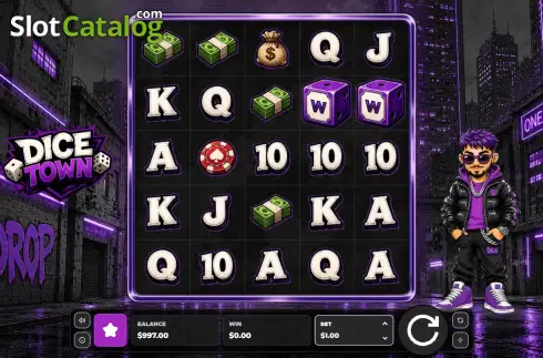 Οθόνη2. Dice Town Κουλοχέρης