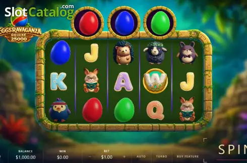 Οθόνη2. Eggstravaganza Deluxe 25000 Κουλοχέρης