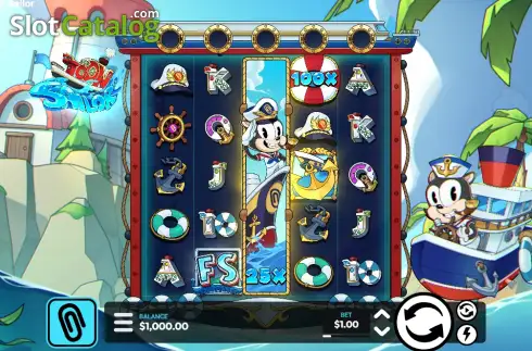 Οθόνη2. Toon Sailor Κουλοχέρης