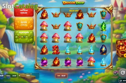 Οθόνη3. Dragon Drop (PAWJOY) Κουλοχέρης 