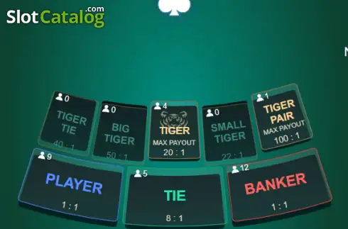 Οθόνη2. Virtual Tiger Baccarat Κουλοχέρης