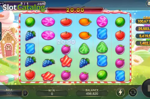 Οθόνη3. Candy Burst (Pegasus) Κουλοχέρης